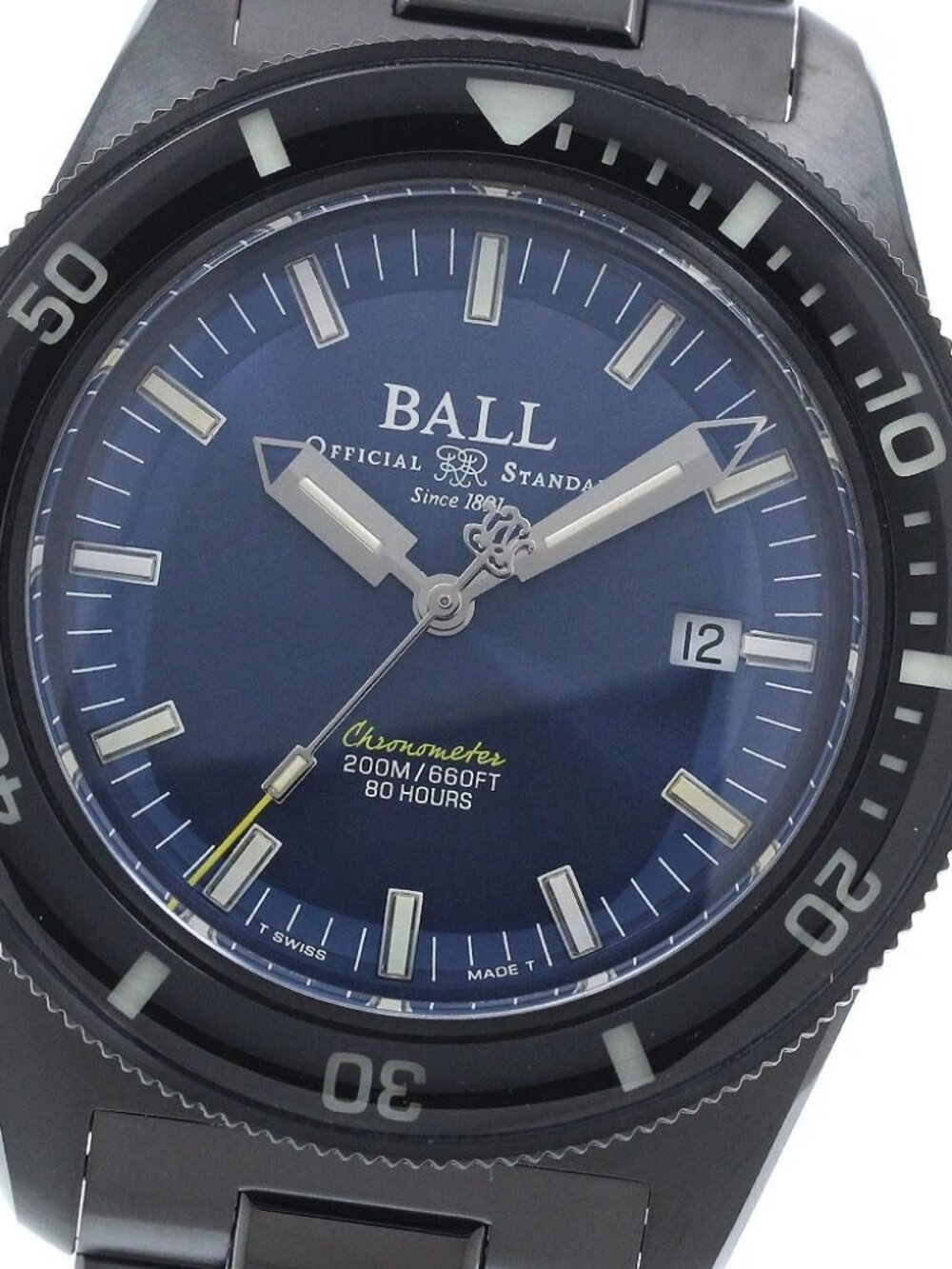 BALLWATCH Engineer II Skin Diver Heritage DD3208B-S2C-BER Automatic Men's